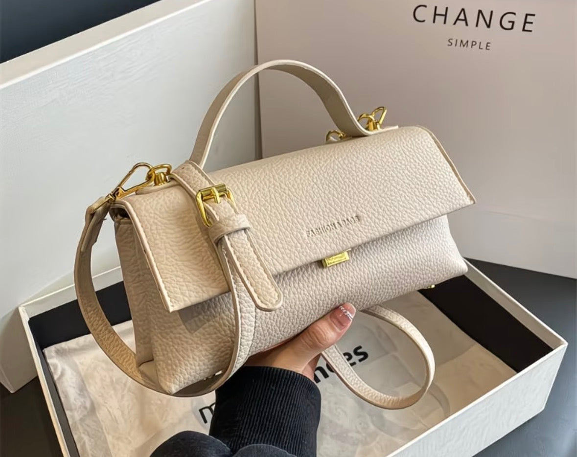 Luxury Lychee Texture Handbag