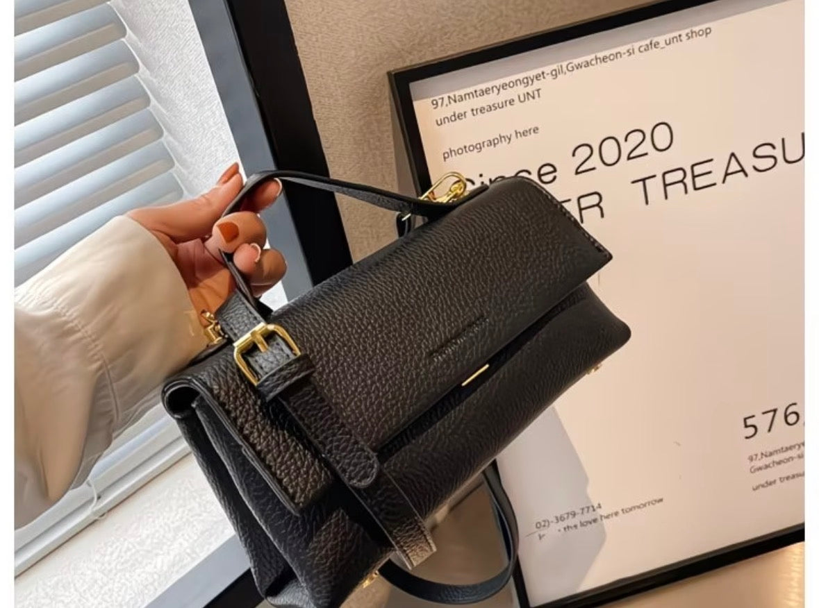 Luxury Lychee Texture Handbag